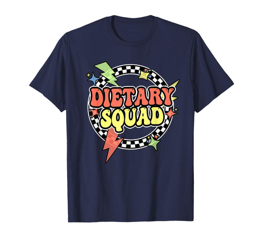 Retro Dietary Squad Dietary Appreciation Week For Staff T-Shirt