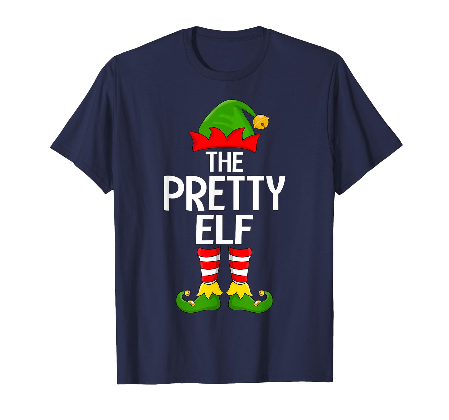 Pretty Elf Xmas Matching Family Elf Squad Christmas T-Shirt