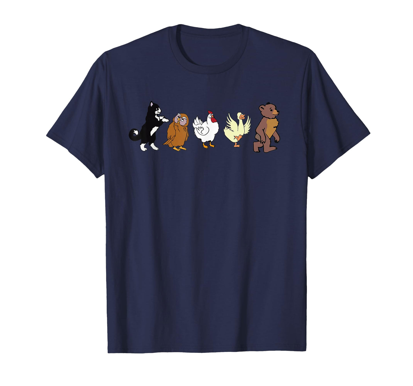 Little Bear Cartoon Animated TV Show Graphics Animal Friends T-Shirt