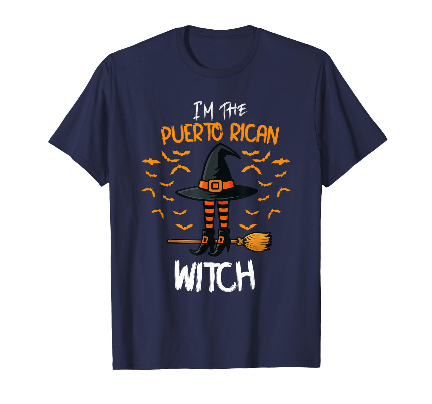 Boricua Graphic I'm The Puerto Rican Witch Halloween T-Shirt