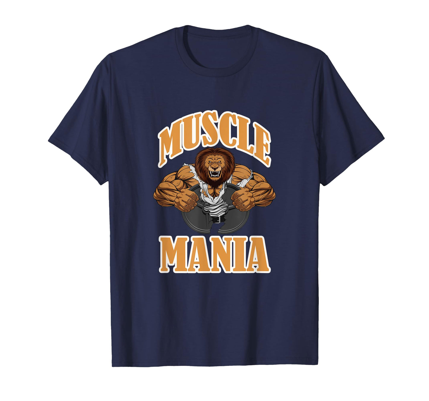 Muscle Mania Gym Enthusiast Power Design T-Shirt