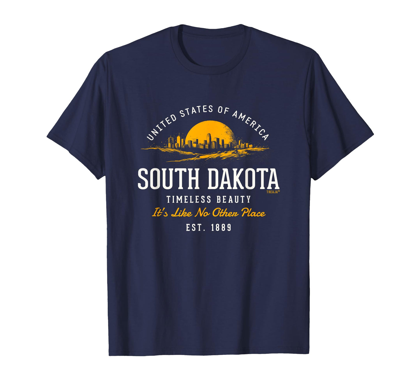 Retro Styled State of South Dakota Vintage T-Shirt