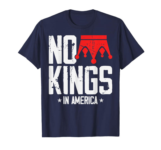 No Kings Vintage Patriotic Freedom Liberty Usa Liberty T-Shirt