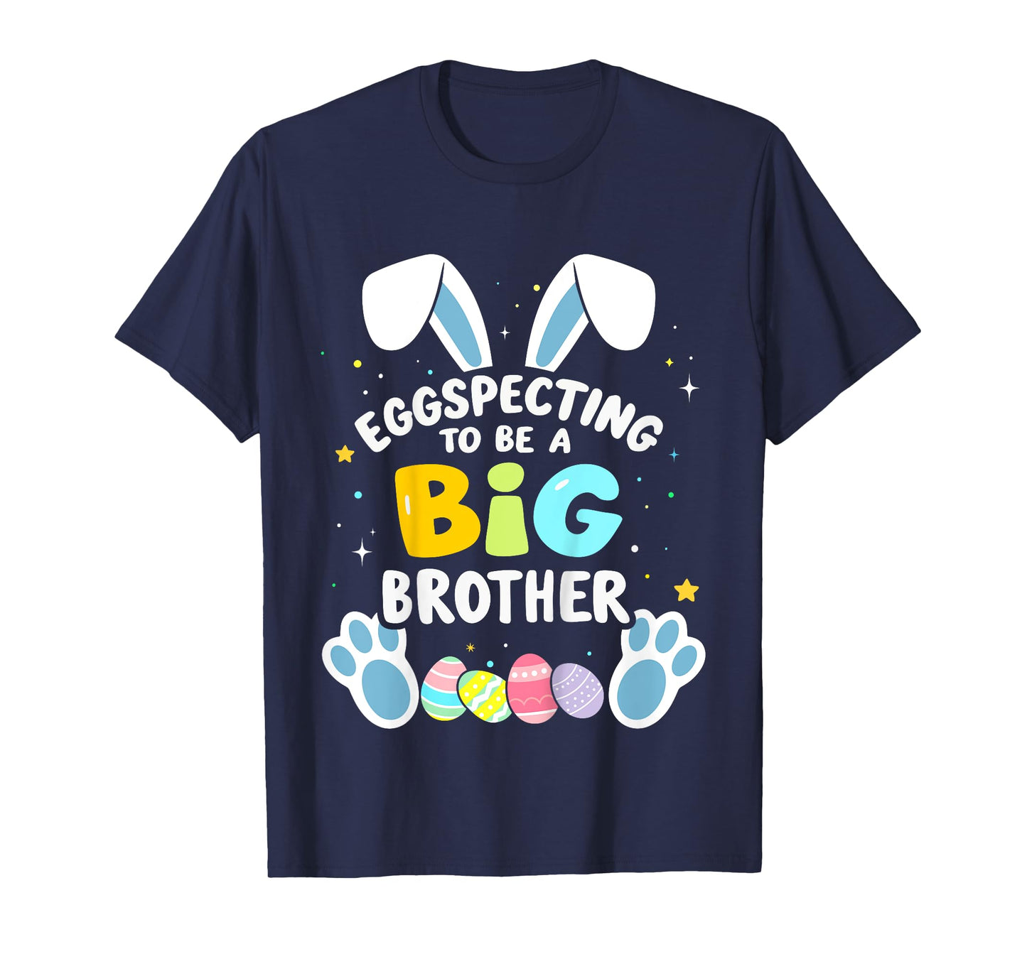 Kids Eggspecting to be a big brother easter baby announcement T-Shirt