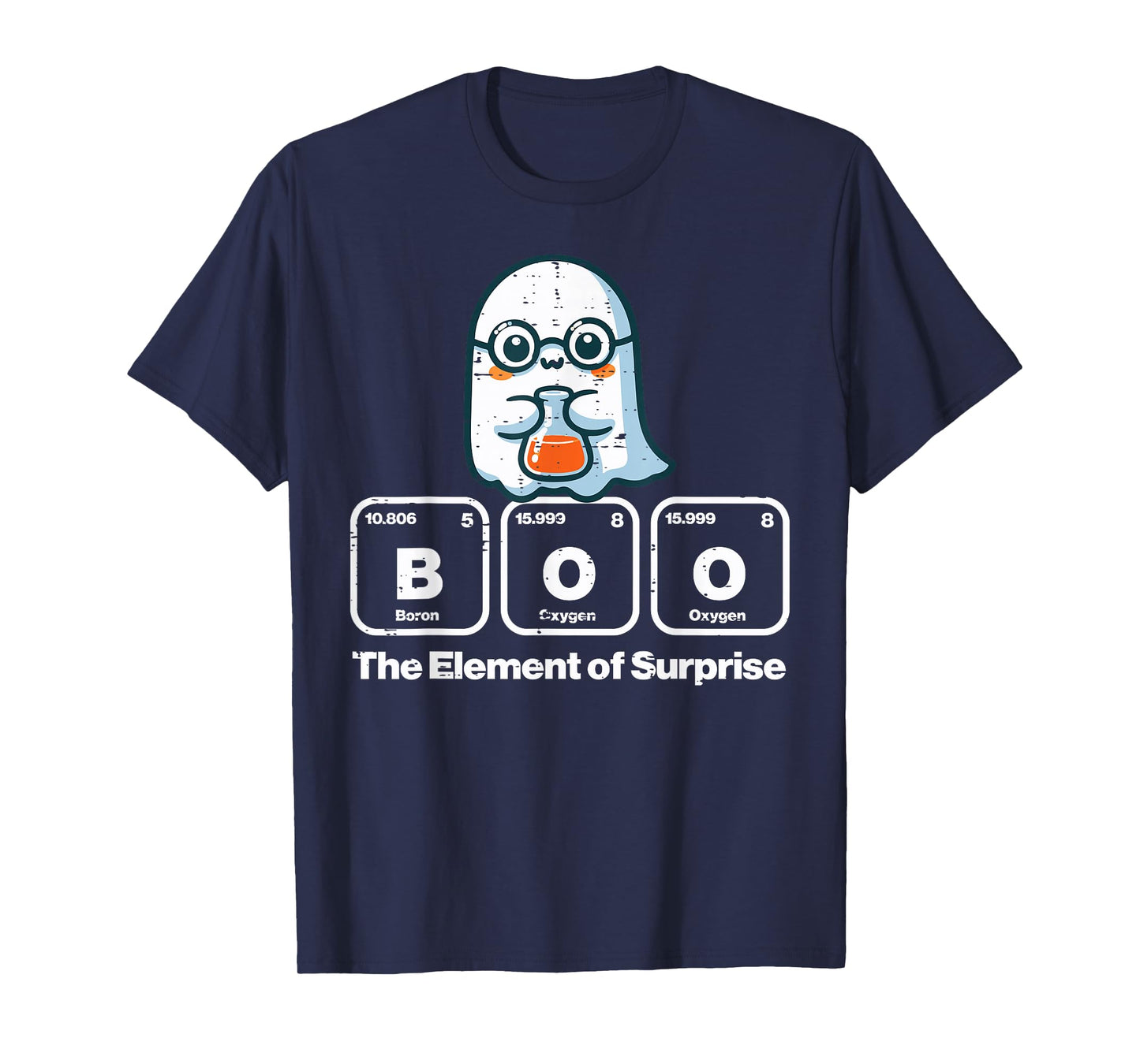 Halloween Ghost Boo Element Surprise Costume Men Women Kids T-Shirt