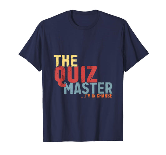 The Quiz Master Trivia Game Quiz Night Team T-Shirt