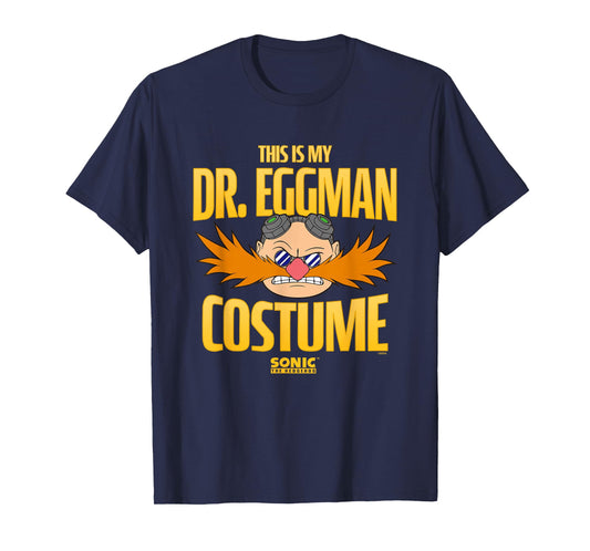 Sonic The Hedgehog Halloween This Is My Dr. Eggman Costume T-Shirt