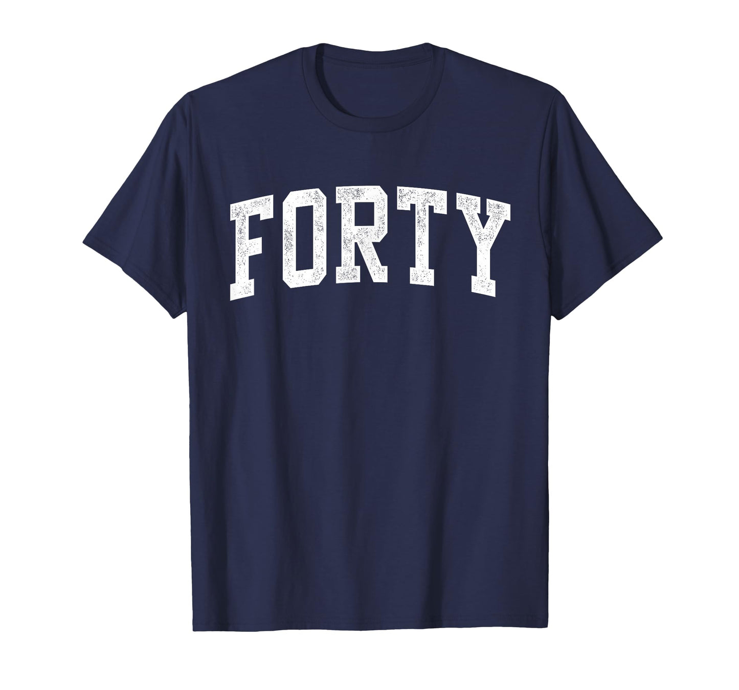 Forty Minimalist 40th Birthday Design 40-Year-Old T-Shirt