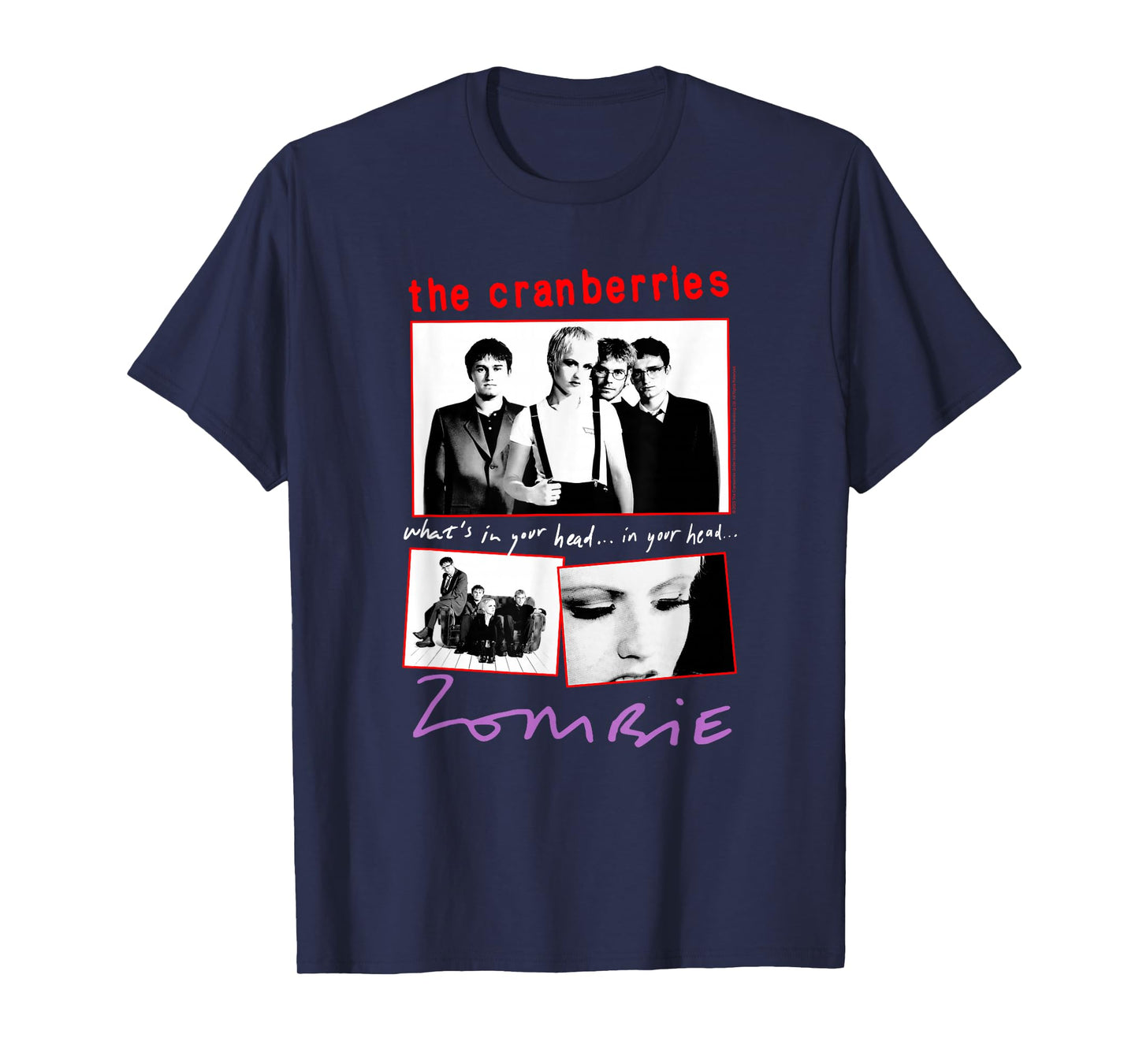 The Cranberries Zombie Collage Vintage Band T-Shirt