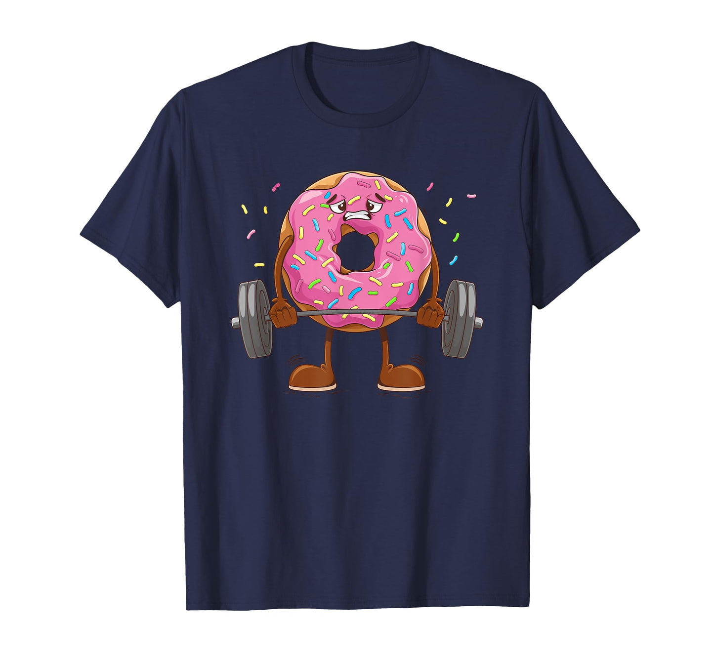 Weightlifing - Funny Fitness Workout Gym Donut Lover T-Shirt