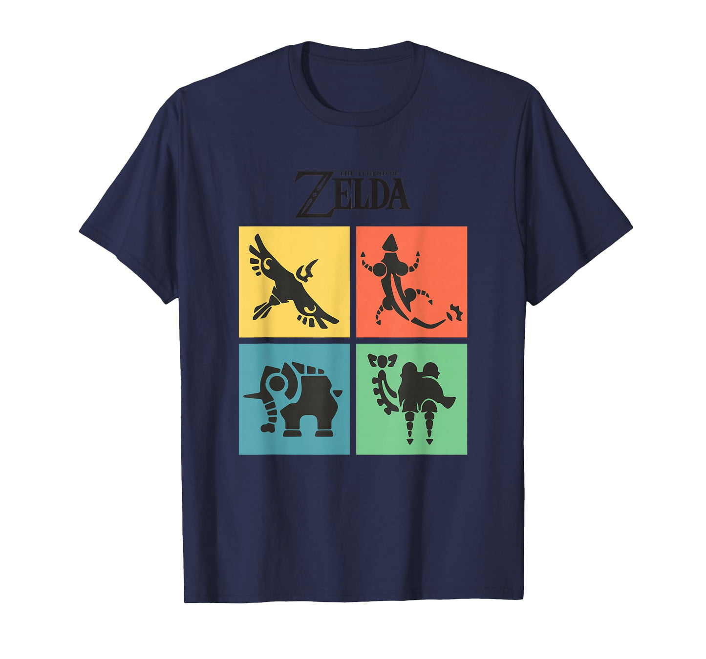 The Legend of Zelda Four Divine Beasts Color Box Up T-Shirt