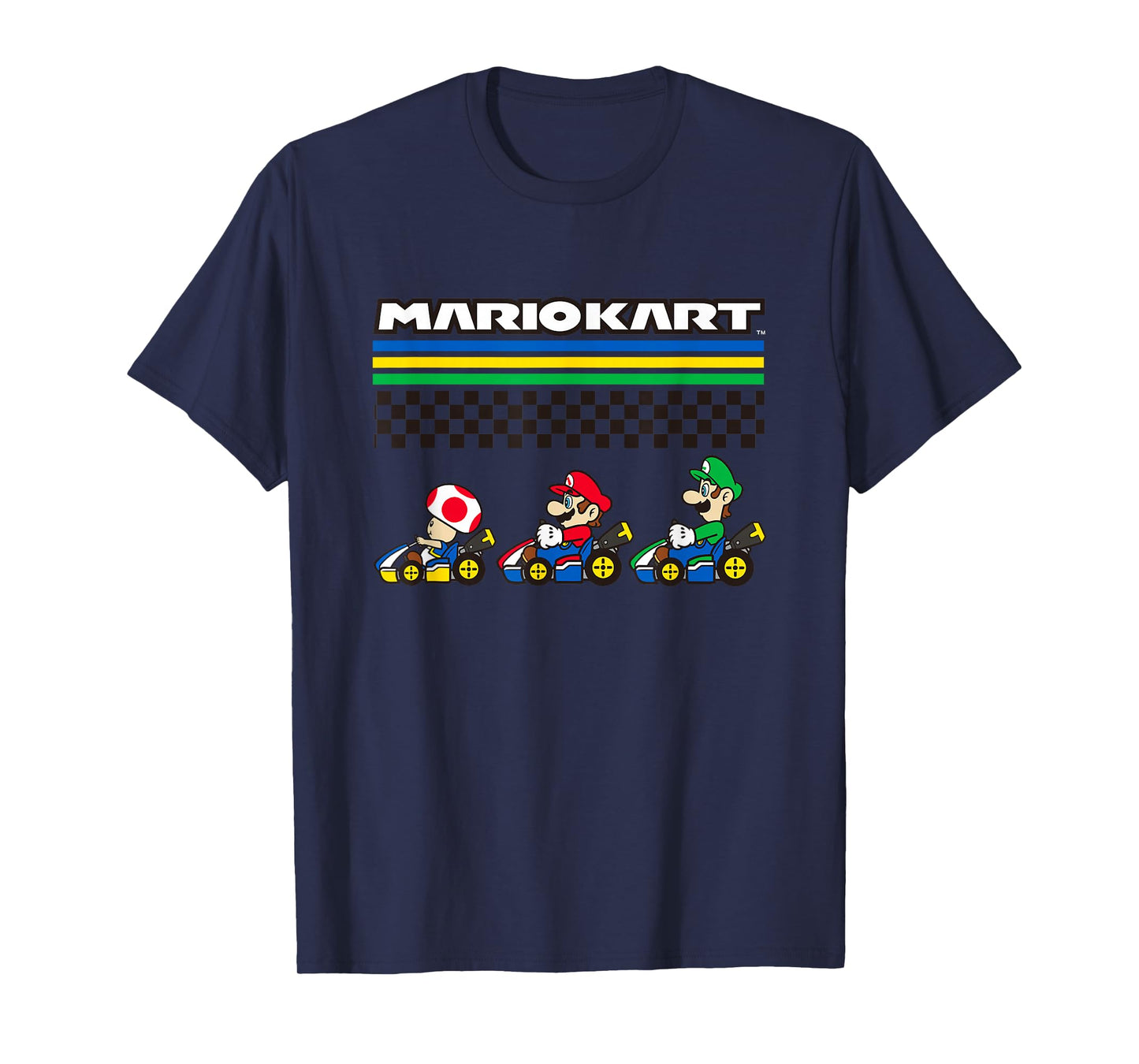 Mario Kart Rainbow Rally Character Line Up T-Shirt