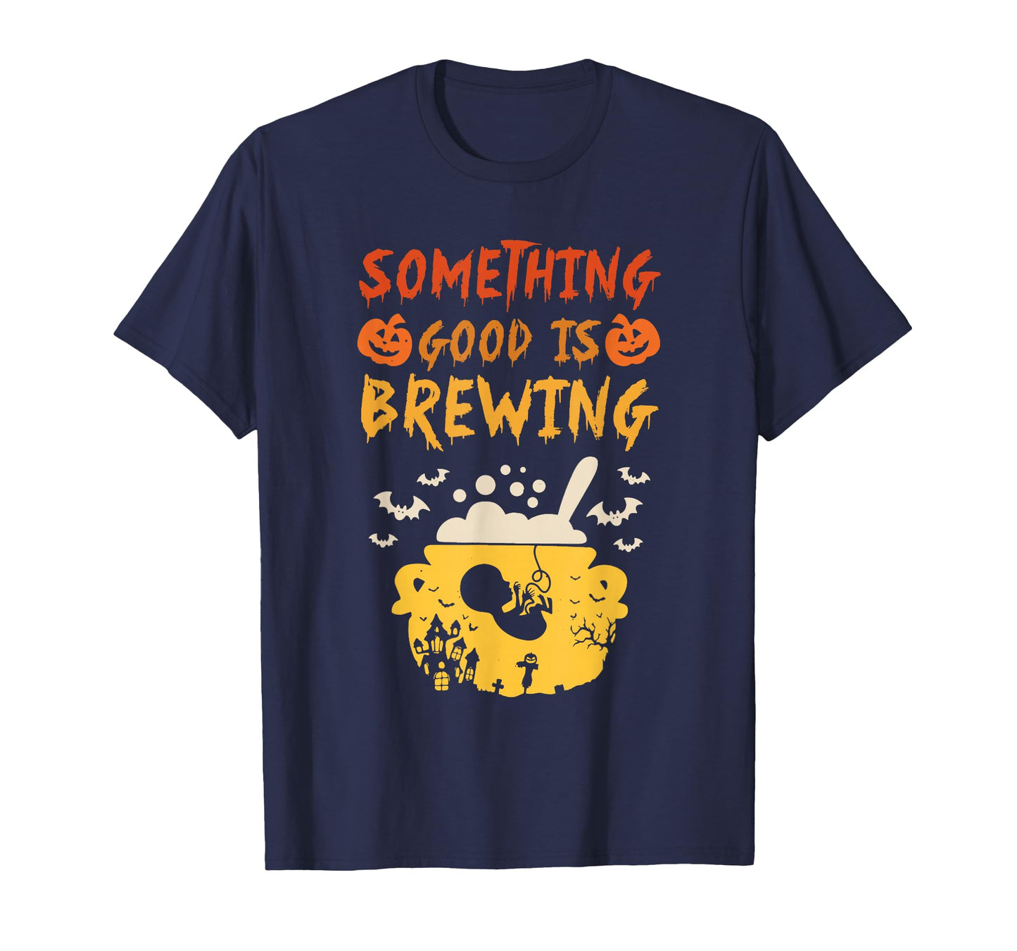 Something Good is Brewing Halloween Cauldron T-Shirt