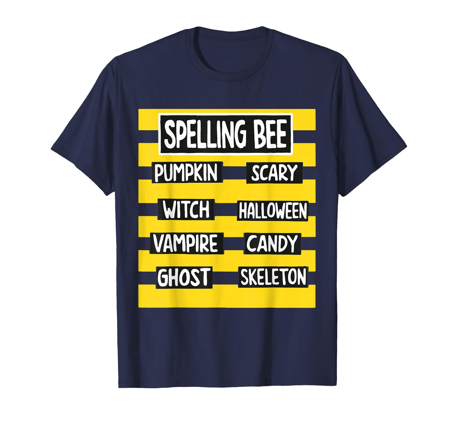 Funny Pun Halloween Costume for Teachers spelling bee T-Shirt