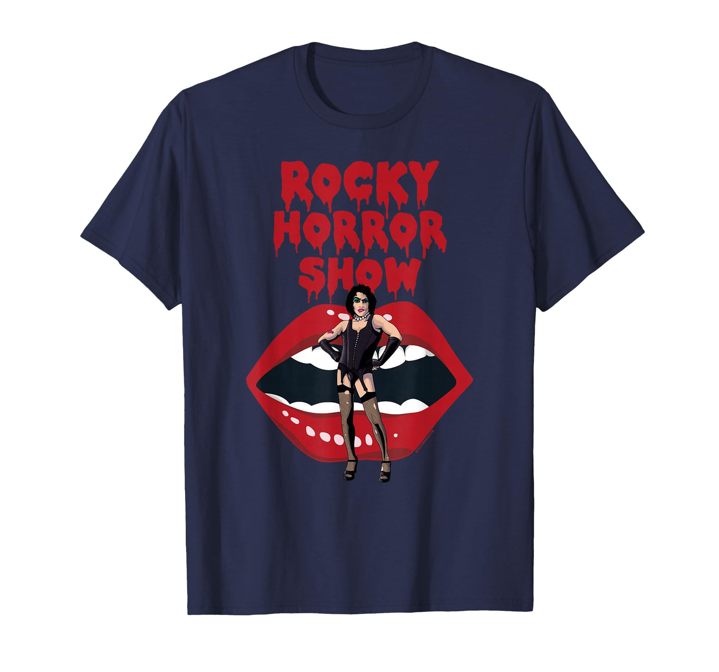 Rocky Horror Show Dr Frank N Furter With Lips T-Shirt