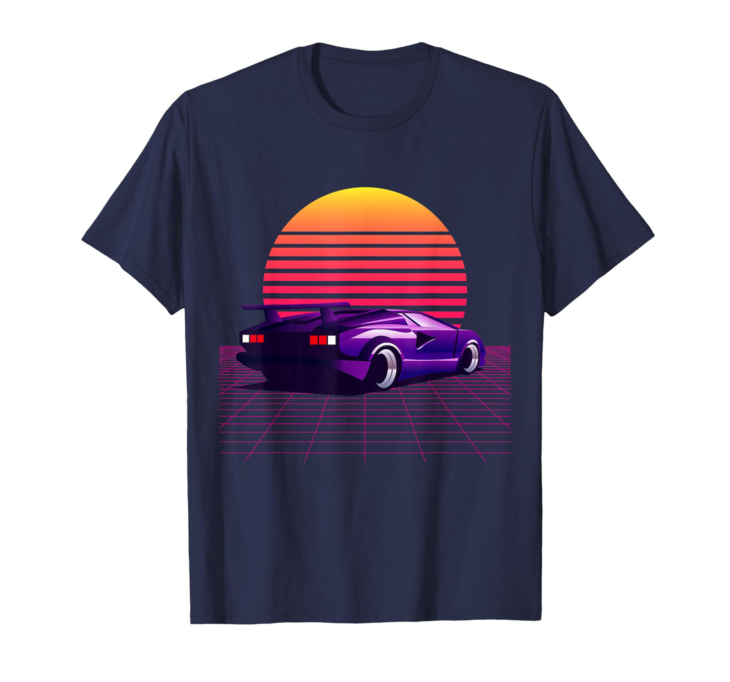 Men's Women's Vintage Retro 80's 90's Cars Graphic Design T-Shirt