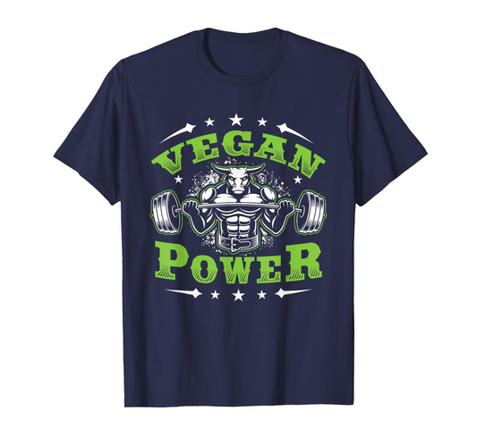 Vegan Fitness Workout I'm Vegan Power T-Shirt