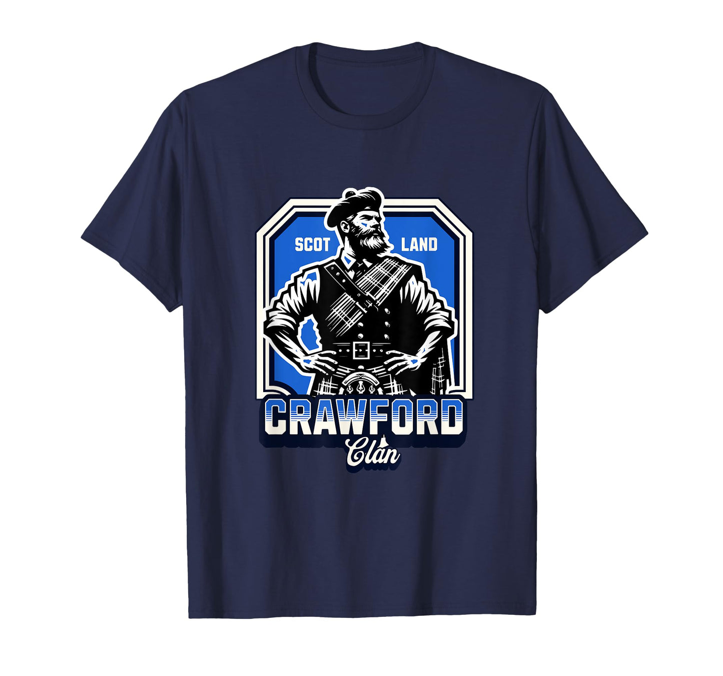 Crawford Clan Scottish Gaelic Name T-Shirt