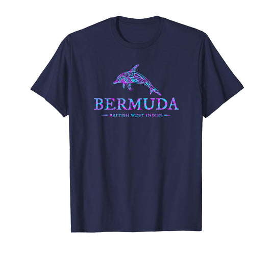 Bermuda Dolphin Girls Boys Toddler Souvenir Mens Womens T-Shirt