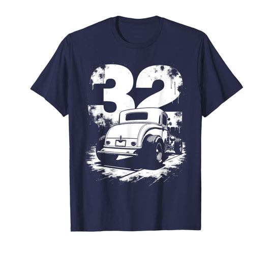 1932 American Classic 3 Window Deuce Coupe Hot Rod T-Shirt