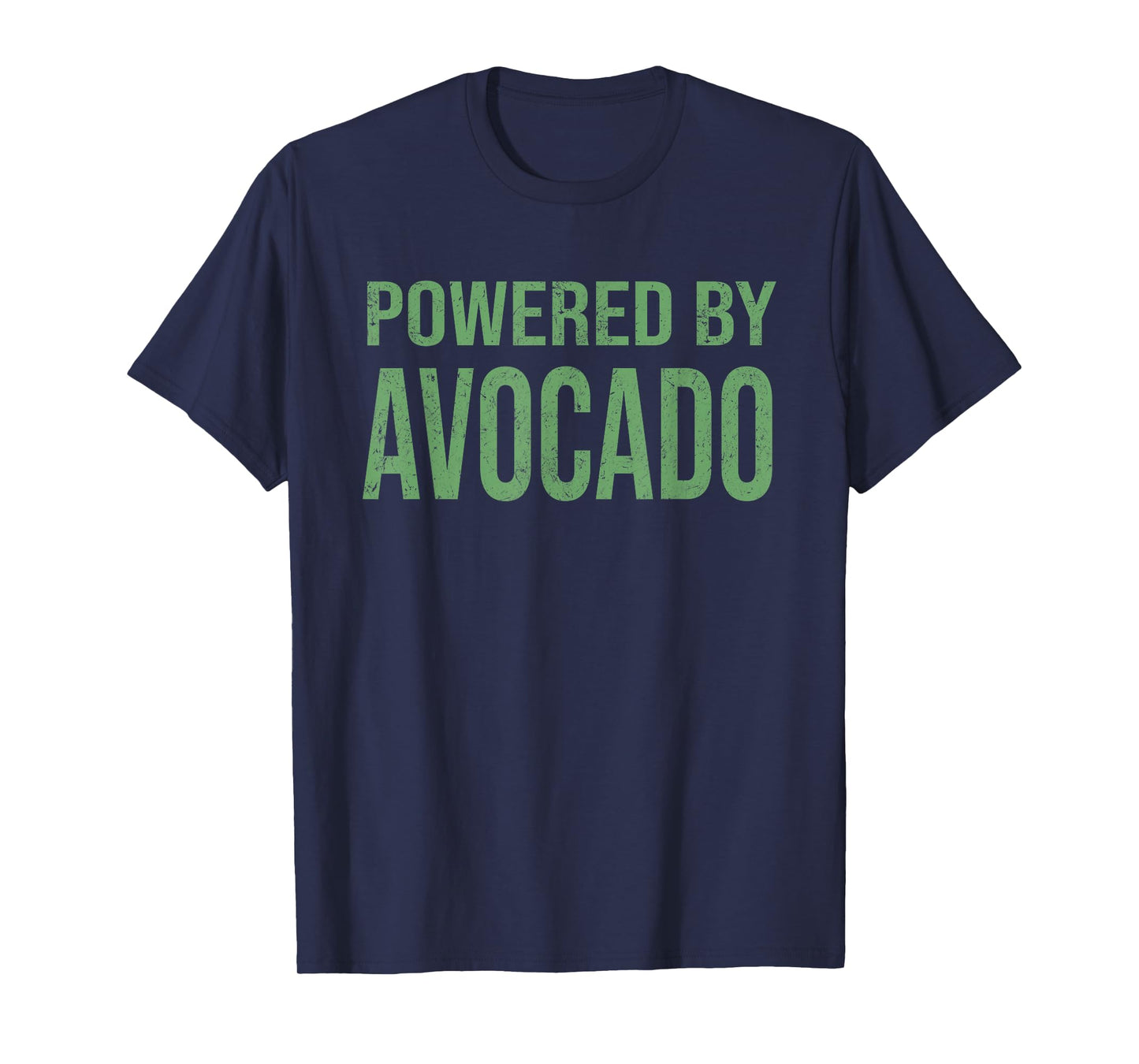 Powered By Avocado Cool Fitness Gym Gift T-Shirt