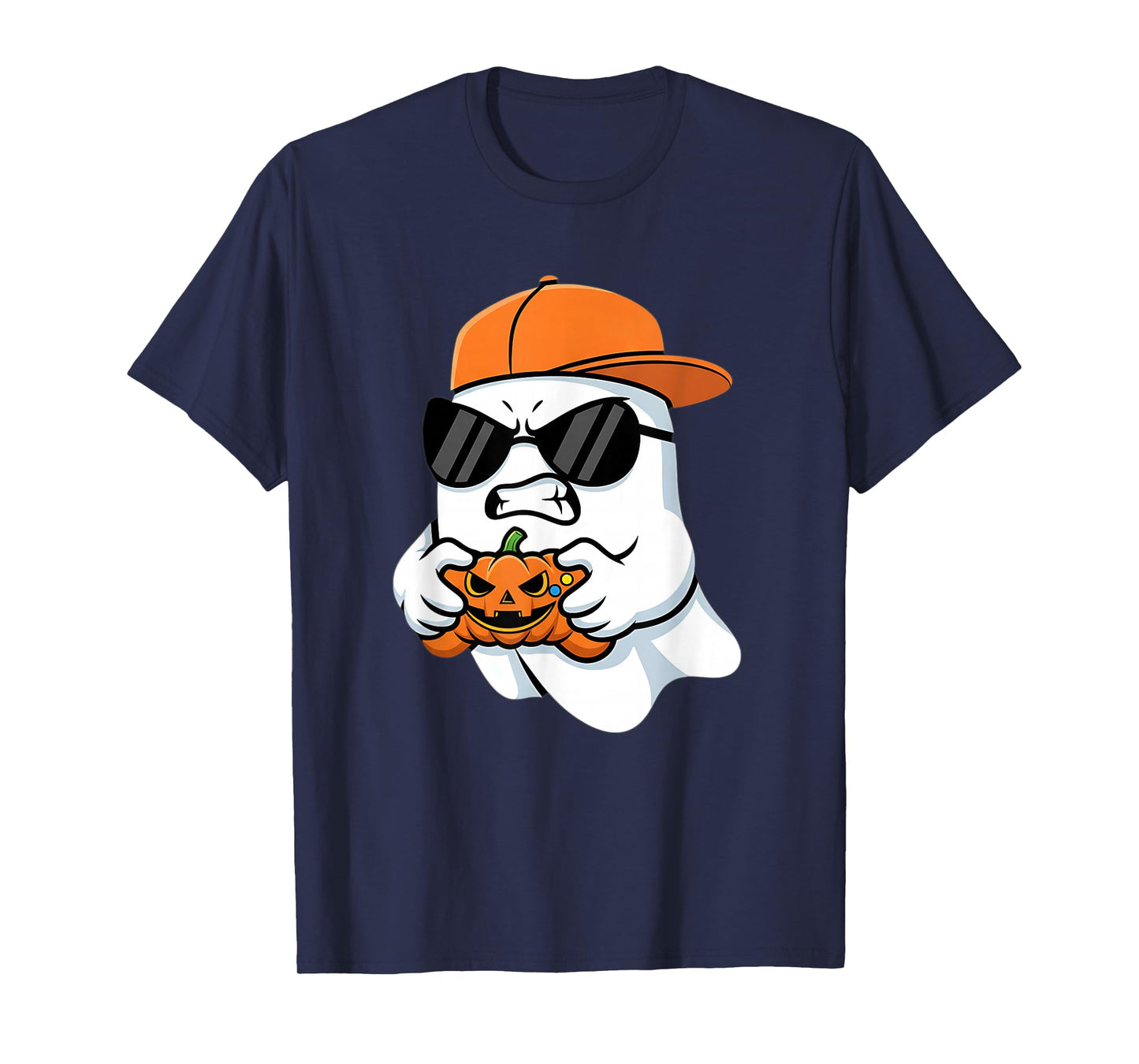 Spooky Season Halloween Costume Gaming Cute Funny Ghost T-Shirt