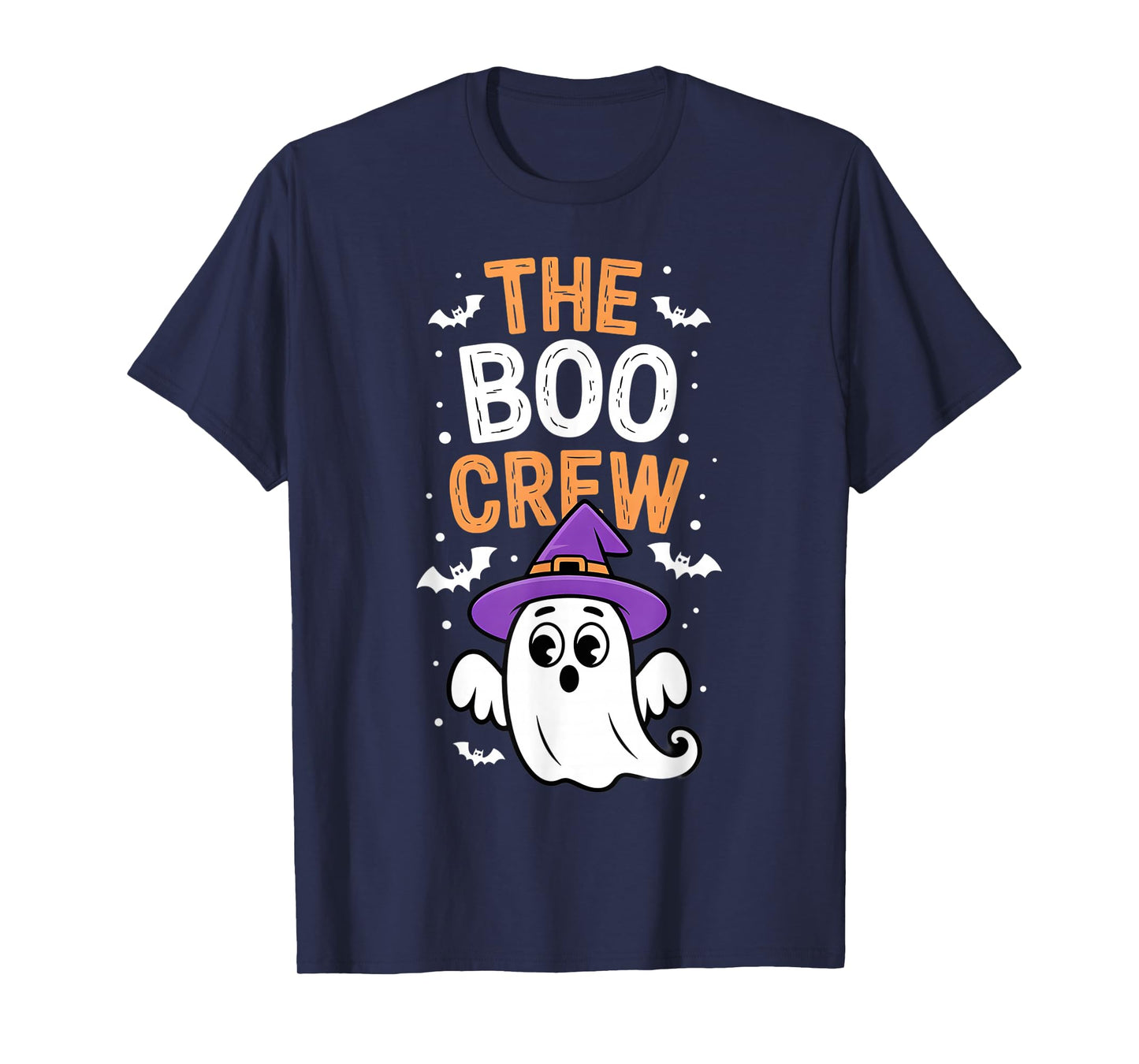 Halloween Ghost The Boo Crew Costume Matching Women Gifts T-Shirt