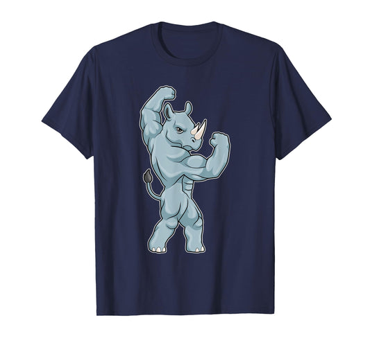 Rhino Bodybuilder Bodybuilding Sports T-Shirt