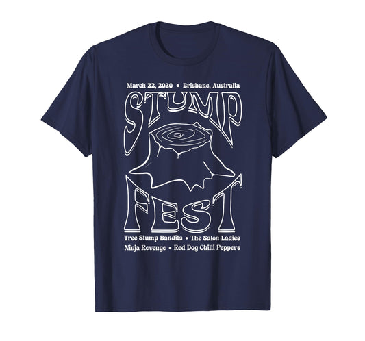 Funny Vintage Stumpfest Concert With the Tree Stump Bandits T-Shirt