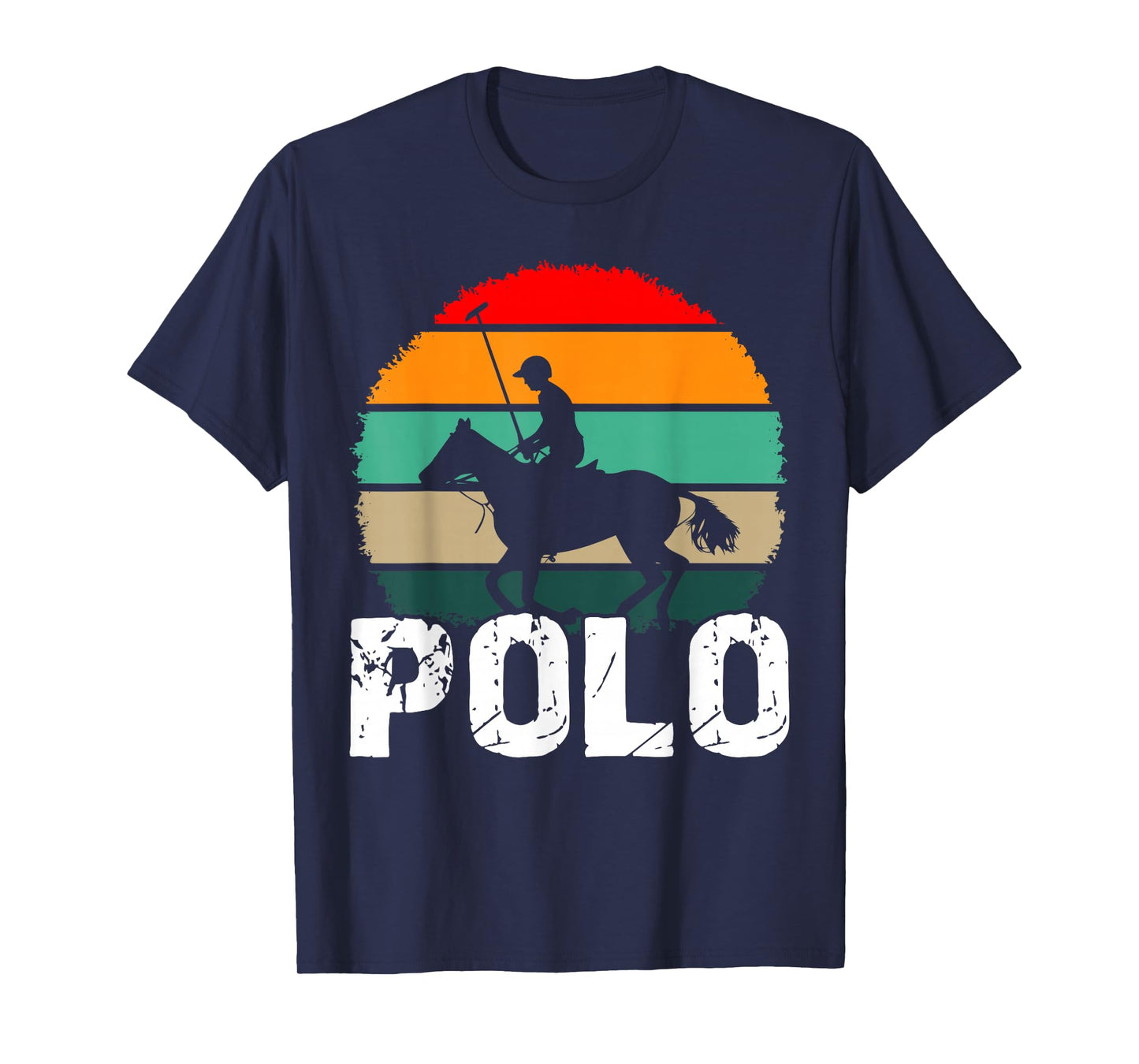 Western Horse Polo Practice Vintage Horseback Riding T-Shirt
