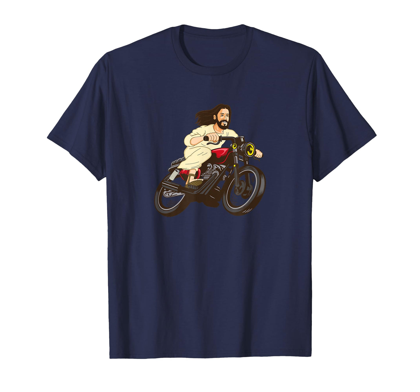 Christ on a Motorcycle Lord Jesus God Church Gift T-Shirt