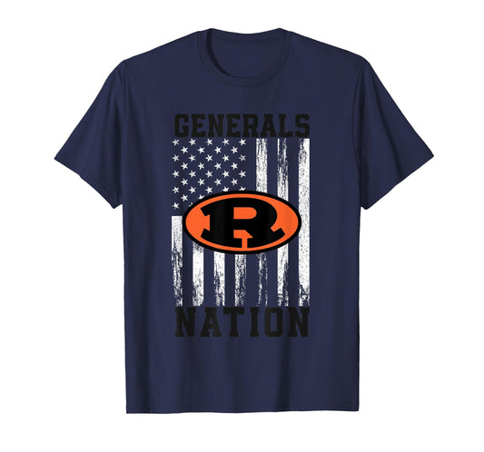 Ridgewood Generals Logo Nation HS T-Shirt