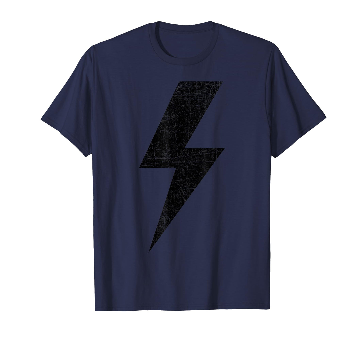Bolt Lightning Black Design Team T-Shirt