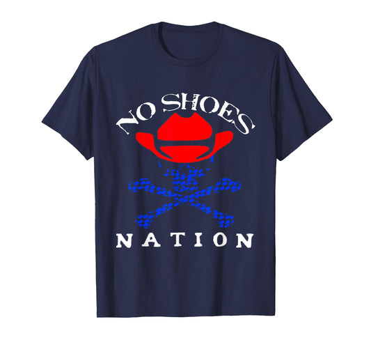 Funny Sayings Shoes,No Shoes No Nation Gifts T-Shirt