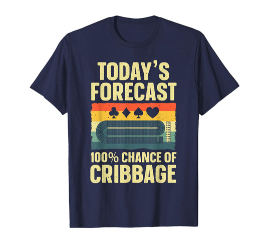 Funny Cribbage Design For Men Women Kids Card Game Cribbage T-Shirt