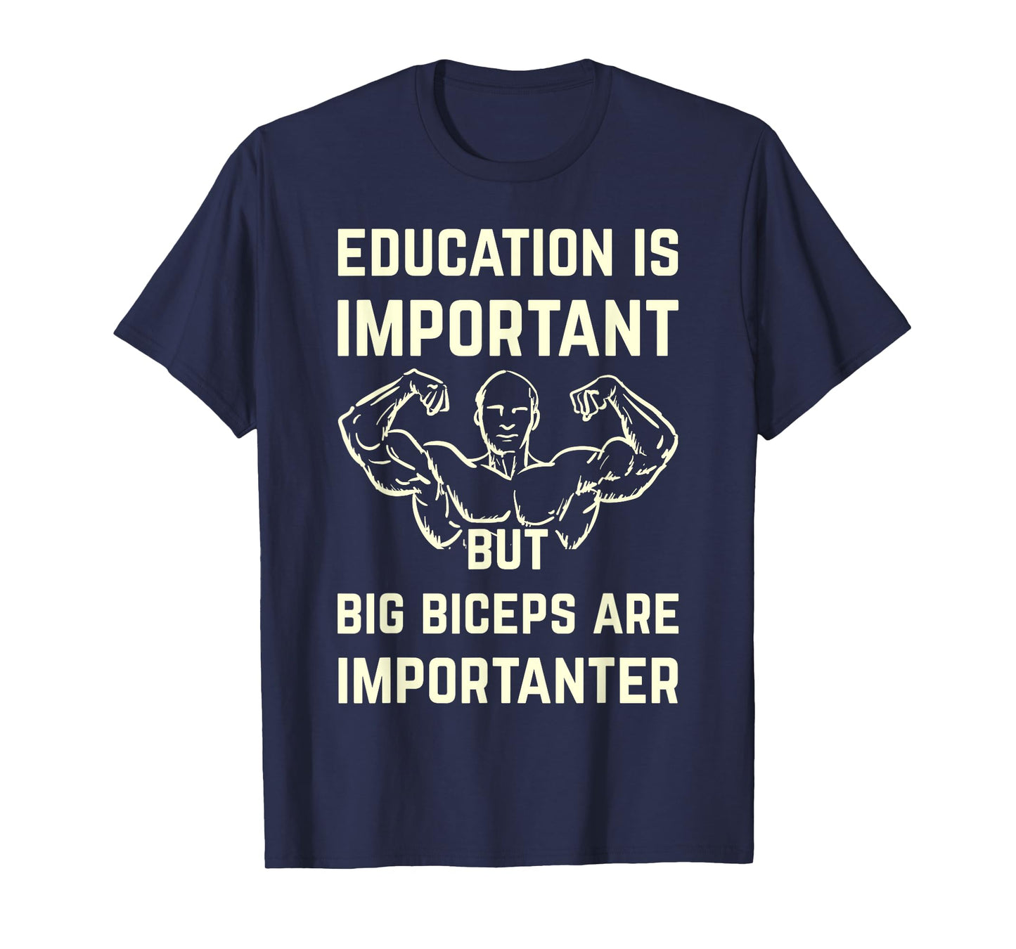 Gymnastics is important, but big biceps are more important T-Shirt