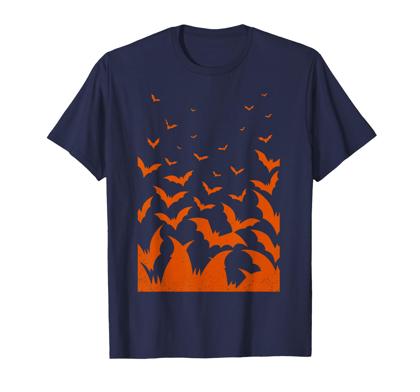 Bats Halloween Scary Gothic Spooky Season Men Women Kids T-Shirt