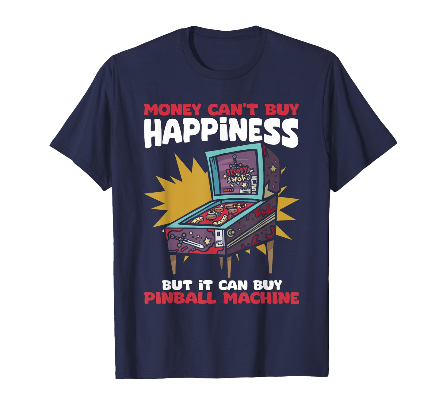 Retro Pinball Arcade Machine Pinball Wizard Pinball Player T-Shirt