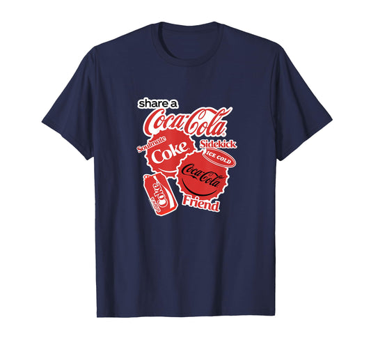 Coca-Cola Share A Coke Bottlecap Jumble T-Shirt