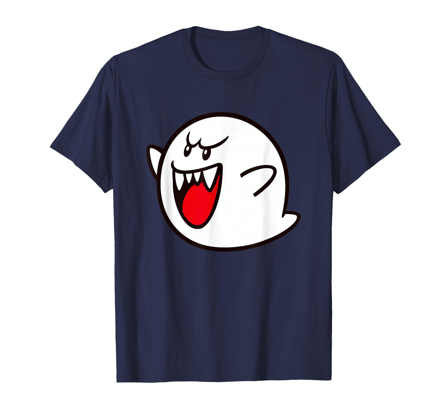 Super Mario Boo Spooky Big Character Icon T-Shirt