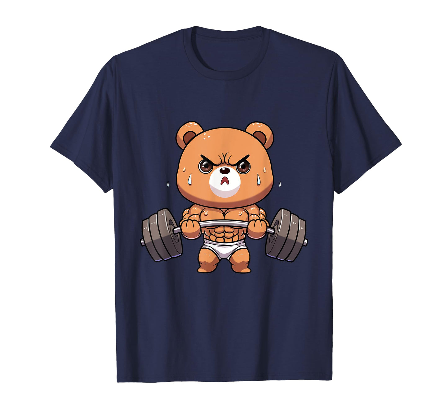 Bear Bodybuilder Bodybuilding Muscle Gym Weightlifting Bear T-Shirt