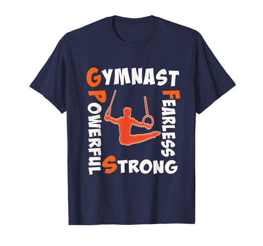 Top Best Funny Boys & Mens Gymnastics Strong Gift T-Shirt T-Shirt