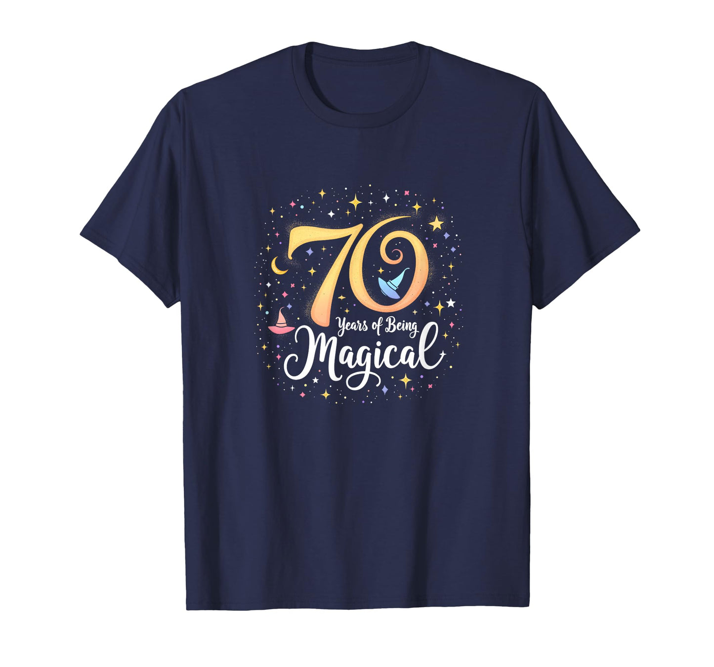 70 Years of Magic Birthday Gift for Wizards & Witches T-Shirt