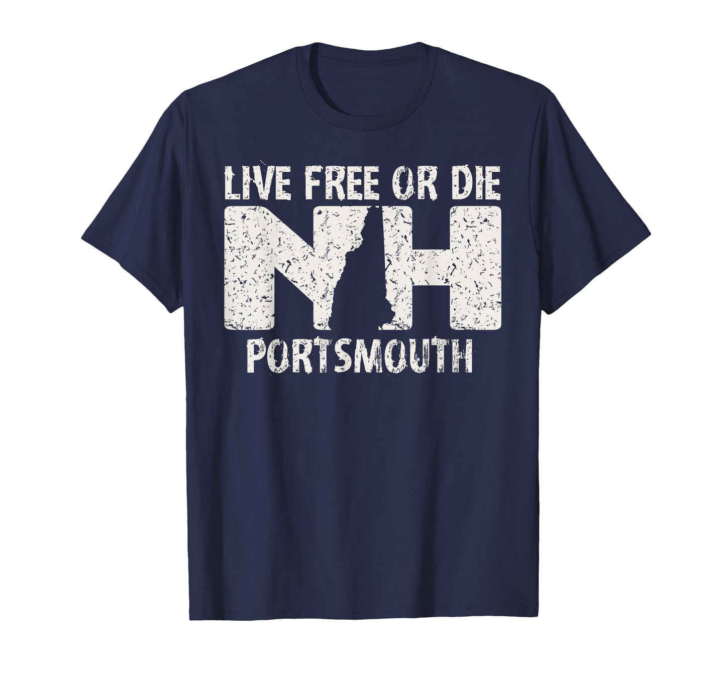 Portsmouth, NH Live Free or Die T-Shirt