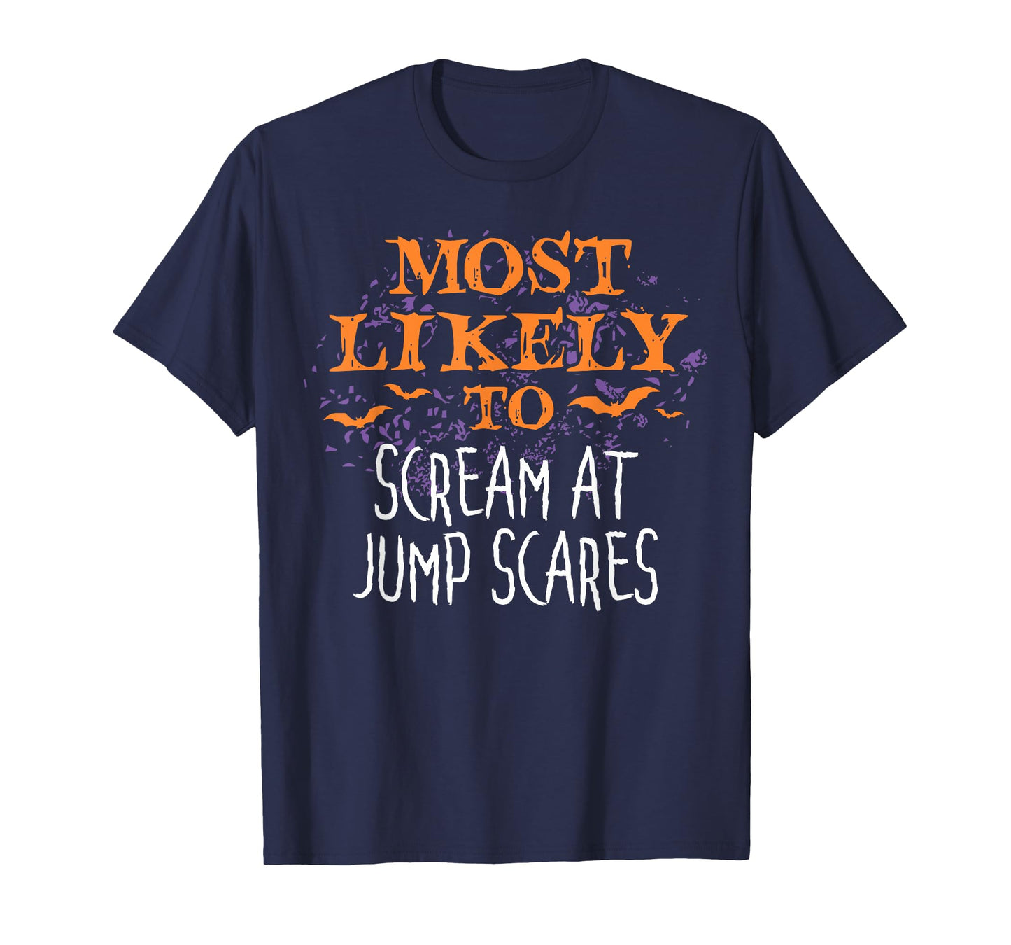 Most Likely To Halloween Scream At Jump Scares Matching T-Shirt