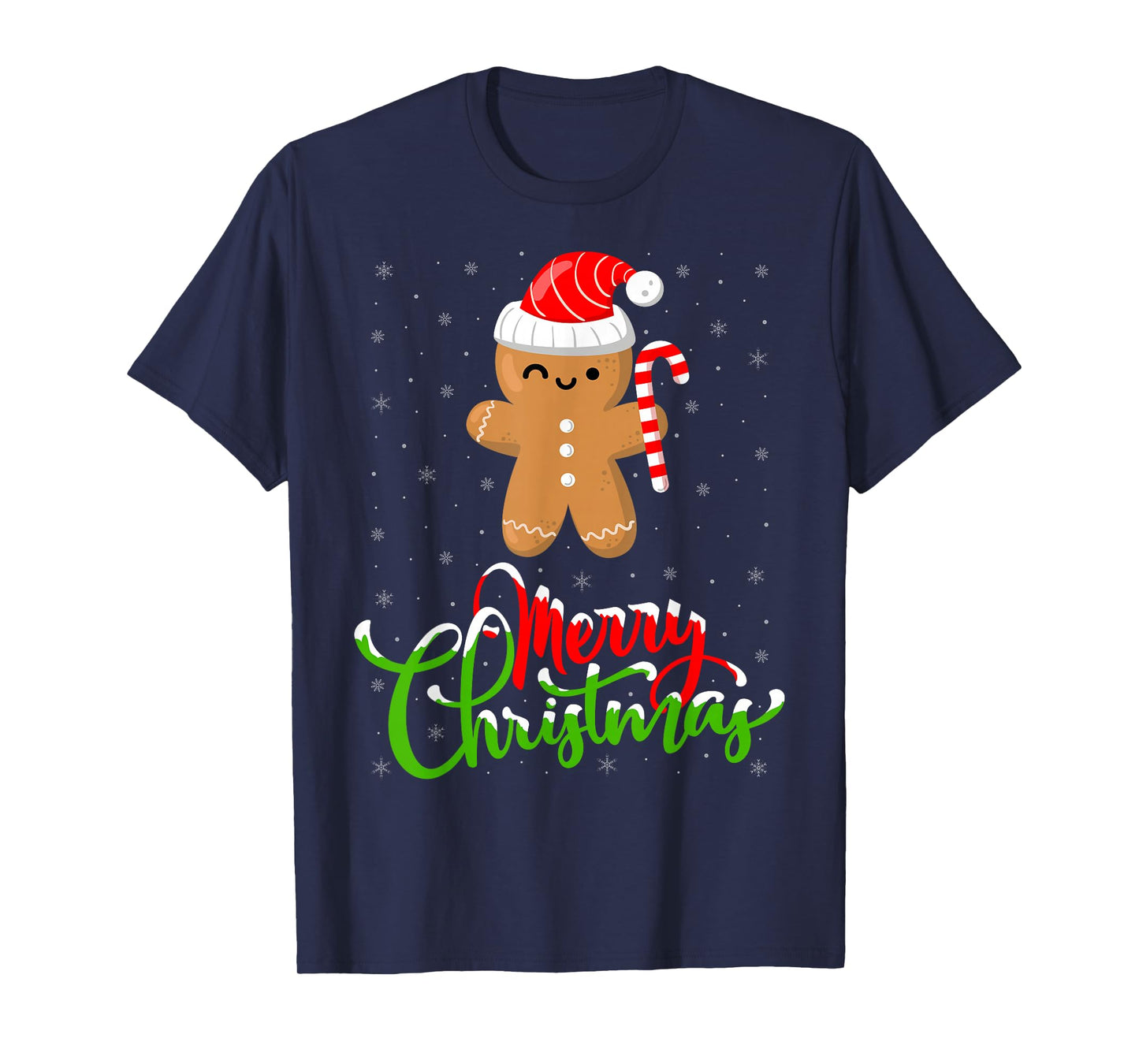 Merry Christmas Funny Gingerbread Cookie Baking Christmas T-Shirt
