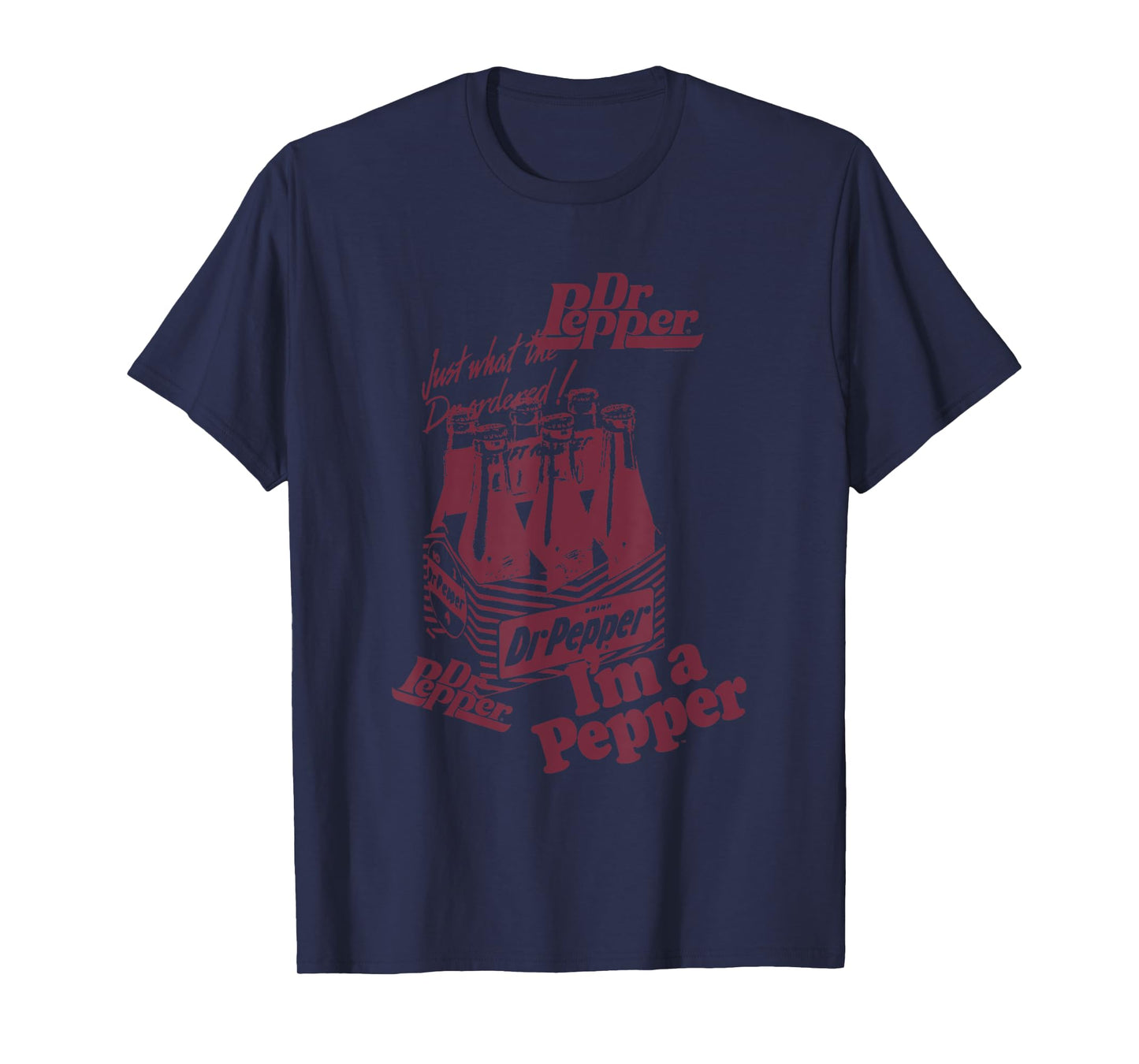 Dr. Pepper I'm A Pepper Vintage Six Pack Logo T-Shirt