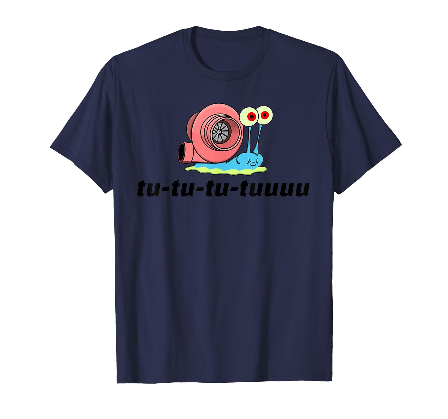 Vintage Funny Turbo Car Meme Fast Snail Classic Racing T-Shirt