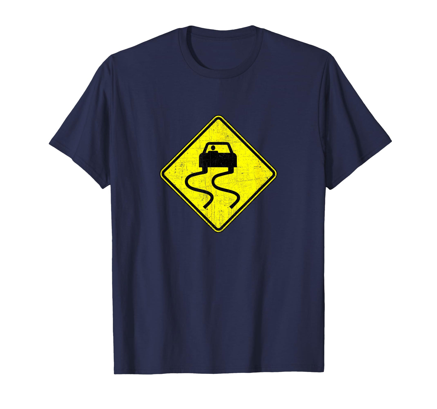 Slippery When Wet Sign T Shirt T-Shirt