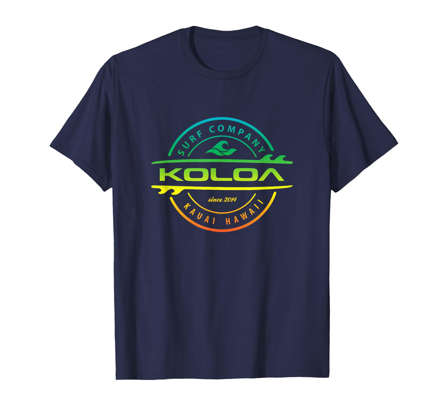 Koloa Surf Multicolor Lightweight Thruster Logo Graphic T-Shirt